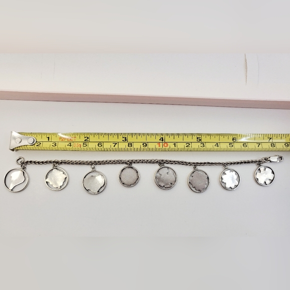 Eight Auspicious Symbols Bracelet - .925 Sterling Silver - Picture 6 of 11